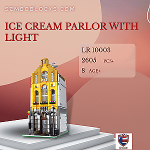 LR 10003 Modular Building Ice Cream Parlor With Light