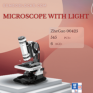 ZHEGAO 00425 Creator Expert Microscope With Light