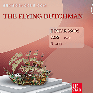 JIESTAR 35002 Creator Expert The Flying Dutchman