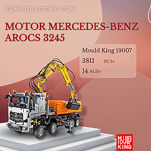 MOULD KING 19007 Technician Motor Mercedes-Benz Arocs 3245