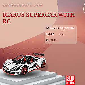 MOULD KING 13067 Technician ICARUS Supercar With RC