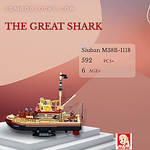 Sluban M38B-1118 Creator Expert The Great Shark