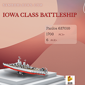 PANLOSBRICK 637010 Military Iowa Class Battleship