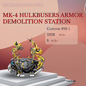 Custom 991-1 Creator Expert MK-4 Hulkbusers Armor Demolition Station