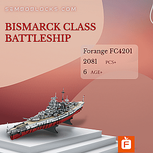 Forange FC4201 Military Bismarck Class Battleship