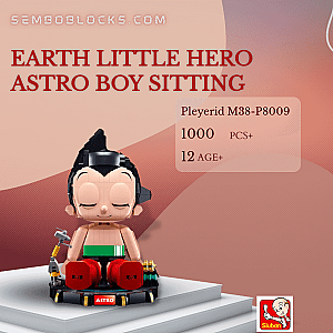 Pleyerid M38-P8009 Movies and Games Earth Little Hero Astro Boy Sitting