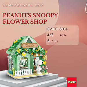 CACO S014 Movies and Games Peanuts Snoopy Flower Shop