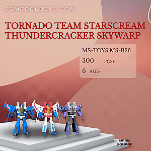 MAGIC SQUARE MS-B26 Creator Expert Tornado Team Starscream Thundercracker Skywarp