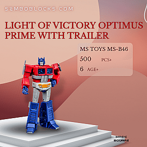 MAGIC SQUARE MS-B46 Creator Expert Light of Victory Optimus Prime with Trailer