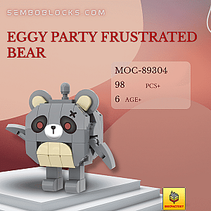 MOC Factory 89304 Movies and Games Eggy Party Frustrated Bear