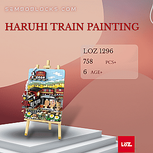 LOZ 1296 Creator Expert Haruhi Train Painting