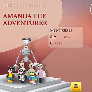 MOC Factory 89341 Movies and Games Amanda the Adventurer