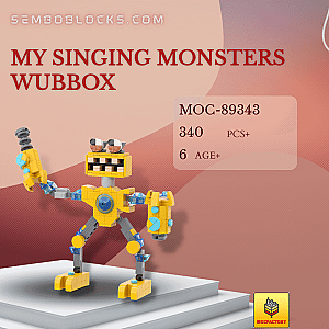 MOC Factory 89343 Creator Expert My Singing Monsters Wubbox