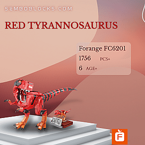 Forange FC6201 City Red Tyrannosaurus