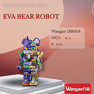 Wangao 188008 Creator Expert EVA Bear Robot