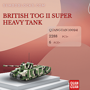 QUANGUAN 100241 Military British TOG II Super Heavy Tank