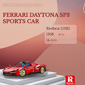 REOBRIX 11025 Technician Ferrari Daytona SP3 Sports Car