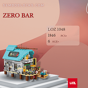 LOZ 1048 Modular Building Zero Bar