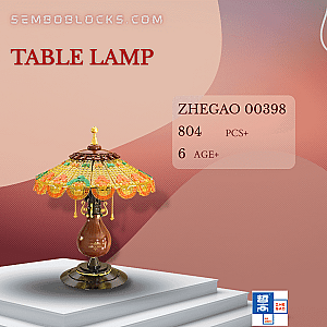 ZHEGAO 00398 Creator Expert Table Lamp