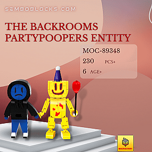 MOC Factory 89348 Movies and Games The Backrooms Partypoopers Entity
