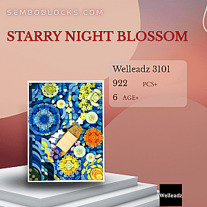 Welleadz 3101 Creator Expert Starry Night Blossom