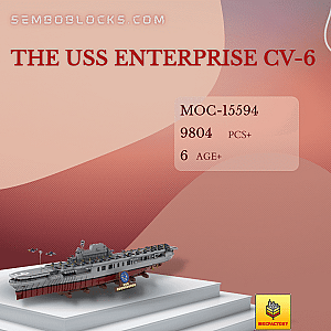 MOC Factory 15594 Military The USS Enterprise CV-6