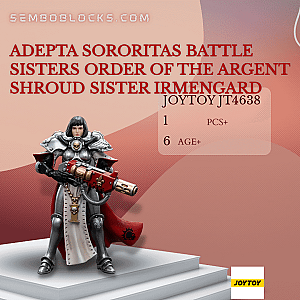 Joytoy JT4638 Creator Expert Adepta Sororitas Battle Sisters Order of the Argent Shroud Sister Irmengard