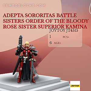 Joytoy JT4515 Creator Expert Adepta Sororitas Battle Sisters Order of the Bloody Rose Sister Superior Kamina