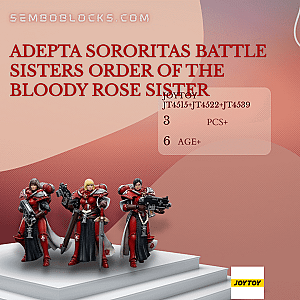 Joytoy JT4515+JT4522+JT4539 Creator Expert Adepta Sororitas Battle Sisters Order of the Bloody Rose Sister