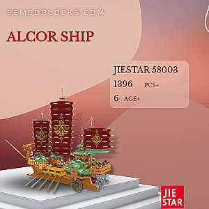JIESTAR 58003 Creator Expert Alcor Ship
