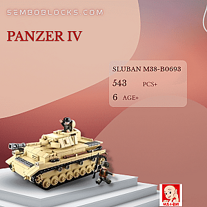 Sluban M38-B0693 Military Panzer IV