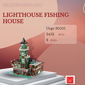 MORK 30105 Creator Expert Lighthouse Fishing House