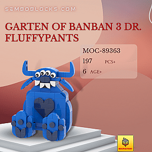 MOC Factory 89363 Movies and Games Garten of Banban 3 Dr. Fluffypants