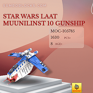 MOC Factory 105785 Star Wars Star Wars LAAT Muunilinst 10 Gunship