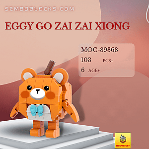 MOC Factory 89368 Movies and Games Eggy Go Zai Zai Xiong