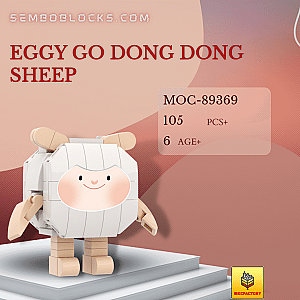 MOC Factory 89369 Movies and Games Eggy Go Dong Dong Sheep