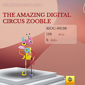 MOC Factory 89198 Movies and Games The Amazing Digital Circus Zooble