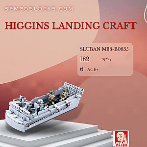 Sluban M38-B0855 Military Higgins Landing Craft