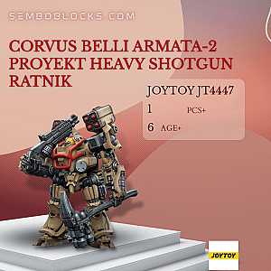 Joytoy JT4447 Creator Expert Corvus Belli Armata-2 Proyekt Heavy Shotgun RATNIK
