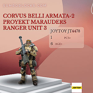 Joytoy JT4478 Creator Expert Corvus Belli Armata-2 Proyekt Marauders Ranger Unit 3