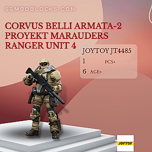 Joytoy JT4485 Creator Expert Corvus Belli Armata-2 Proyekt Marauders Ranger Unit 4