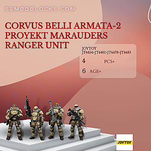 Joytoy JT4454+JT4461+JT4478+JT4485 Creator Expert Corvus Belli Armata-2 Proyekt Marauders Ranger Unit