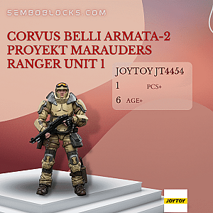 Joytoy JT4454 Creator Expert Corvus Belli Armata-2 Proyekt Marauders Ranger Unit 1