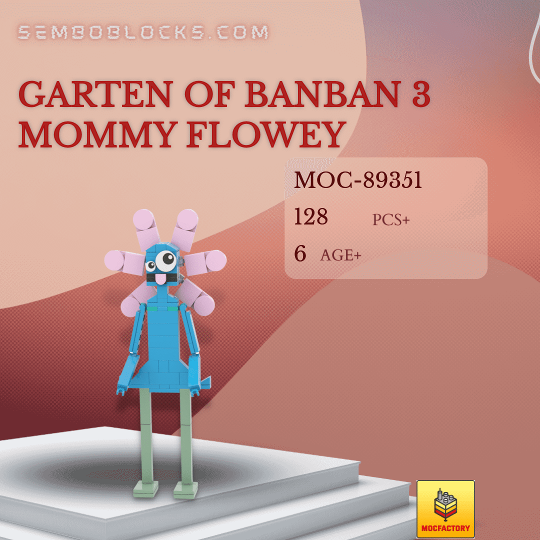 MOC Factory 89351 Movies and Games Garten of Banban 3 Mommy Flowey ...