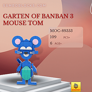 MOC Factory 89353 Movies and Games Garten of Banban 3 Mouse Tom