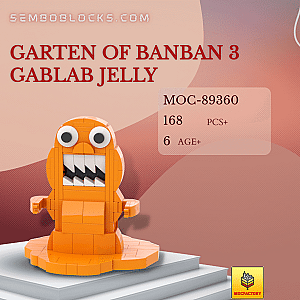 MOC Factory 89360 Movies and Games Garten of Banban 3 Gablab Jelly