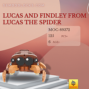 MOC Factory 89372 Movies and Games Lucas And Findley from Lucas the Spider
