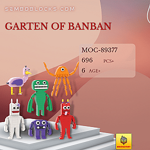 MOC Factory 89377 Movies and Games Garten of Banban