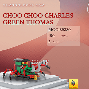MOC Factory MOC-89380 Movies and Games Choo Choo Charles Green Thomas