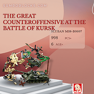 Sluban M38-B0697 Military The Great Counteroffensive at the Battle of Kursk